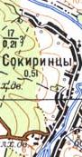 Topographic map of Sokyryntsi