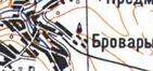 Топографічна карта Броварих