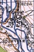 Топографічна карта Саранчуок