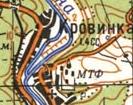 Topographic map of Krovynka