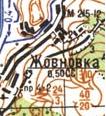 Топографічна карта Жовнівки