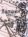 Топографічна карта Лапшиного