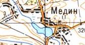 Topographic map of Medyn