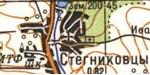Топографічна карта Стегниківців