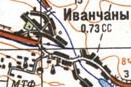 Topographic map of Ivanchany
