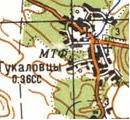 Топографічна карта Гукалівців
