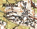 Топографічна карта Жолобів