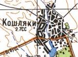 Топографічна карта Кошляок