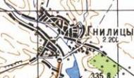 Топографічна карта Гнилиців