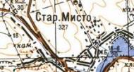 Topographic map of Stare Misto
