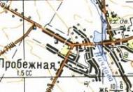 Topographic map of Probizhna