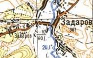 Топографическая карта Задарова