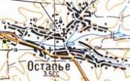 Топографічна карта Остап'євого