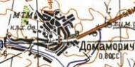 Топографічна карта Домаморичі