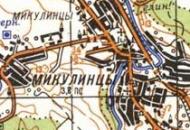 Topographic map of Mykulyntsi