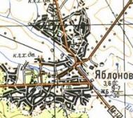 Topographic map of Jabluniv