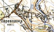 Topographic map of Perevoloka