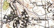 Топографічна карта Ридомиля