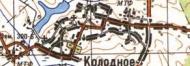 Topographic map of Kolodne