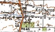 Топографічна карта Колпитів
