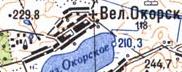 Topographic map of Velykyy Okorsk