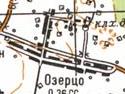 Топографічна карта Озерцого