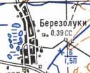 Topographic map of Berezoluky