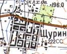 Topographic map of Schuryn