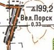 Topographic map of Velykyy Porsk