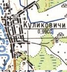 Топографічна карта Куликовичів