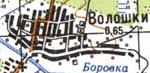 Topographic map of Voloshky