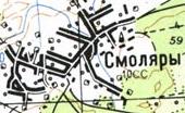 Топографічна карта Смолярів
