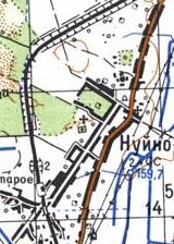 Topographic map of Nuyno