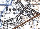 Topographic map of Luchychi