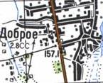 Topographic map of Dobre