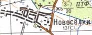 Topographic map of Novosilky