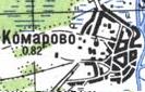 Topographic map of Komarove