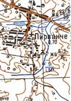 Топографічна карта Пірванчого
