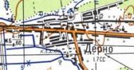 Топографічна карта Дерна