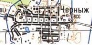 Топографическая карта Черныжа