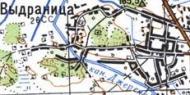 Topographic map of Vydranytsya