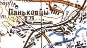 Topographic map of Pankivtsi