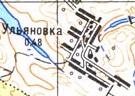Топографічна карта Улянівки