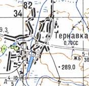 Топографічна карта Тернавки