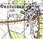 Topographic map of Filyanivka