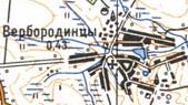 Топографічна карта Вербородинців