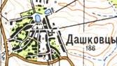 Топографічна карта Дашківців