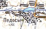 Топографічна карта Педосів