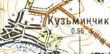 Topographic map of Kuzmynchyk