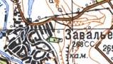 Топографічна карта Завалля